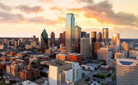 The shining skyline of Dallas hides the reality of drug abuse and addiction. 